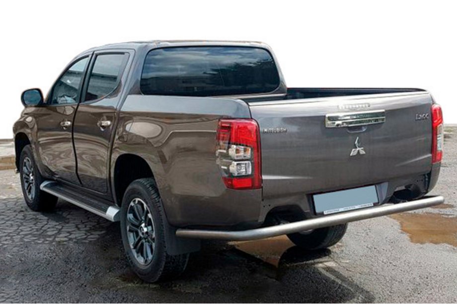 Mitsubishi L200 2015-2024 гг. Задняя Защита AK005 (Нержавейка) Фото 1