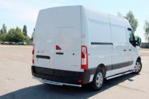 Renault Master 2011-2023 гг. Задняя дуга AK008 (нержавейка) фото 4