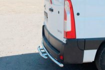 Renault Master 2011-2023 гг. Задняя дуга AK008 (нержавейка) фото 1