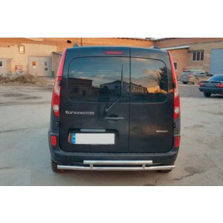 Задняя дуга AK002-2 (нержавейка) Renault Kangoo 2008–2020 гг. фото 2