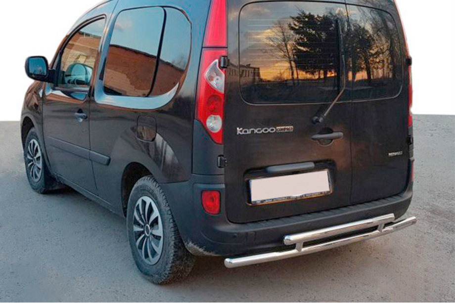 Renault Kangoo 2008–2020 гг. Задняя дуга AK002-2 (нержавейка) Image