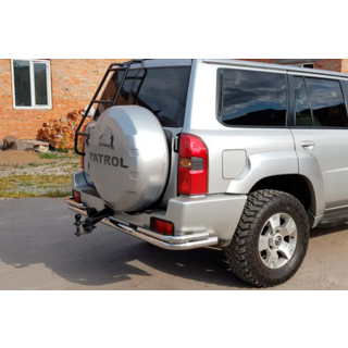 Задняя дуга AK005-3 (нержавейка) фото 2