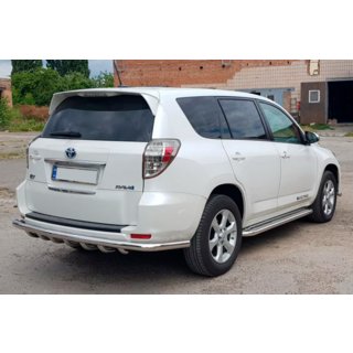 Задняя защитная дуга AK005-15 (только на EV, 2 шт., нерж.) Toyota Rav 4 2006-2013 гг. фото 2