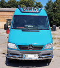 Mercedes Sprinter W901/902/903/904/905 1995-2006 гг. Передняя защита ST015-2 (нерж. сталь) фото 2