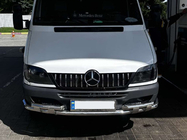 Mercedes Sprinter W901/902/903/904/905 1995-2006 гг. Передняя защита ST015-2 (нерж. сталь) фото 8