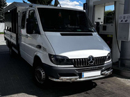 Mercedes Sprinter W901/902/903/904/905 1995-2006 гг. Передняя защита ST015-2 (нерж. сталь) фото 7