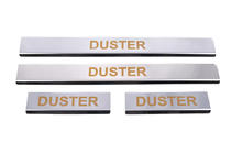 Накладки на пороги Carmos V1 (4 шт, нержавейка) фото 2