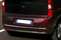 Opel Combo 2012-2018 гг. Накладка кромки крышки багажника нержавейка фото 2