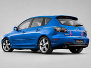 Mazda 3 2003-2009 гг. Накладка на багажник HB нержавейка фото 1