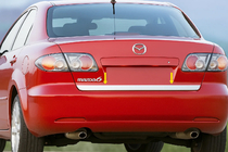 Mazda 6 2003-2008 гг. Накладка на багажник нержавейка фото 1