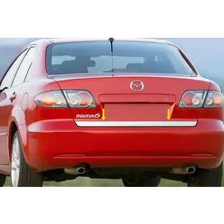 Накладка на багажник нержавейка Mazda 6 2003-2008 гг. фото 1