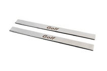 Накладки на пороги Coupe Carmos (2 шт., нержавейка) фото 1 Накладки на пороги Coupe Carmos (2 шт., нержавейка) фото 1