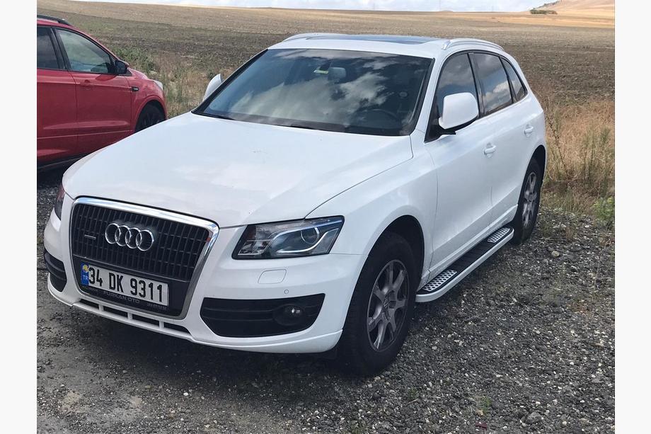 Audi Q5 2008-2017 гг. Боковые Подножки Tayga V2 (2 шт., Алюминий) Фото 3