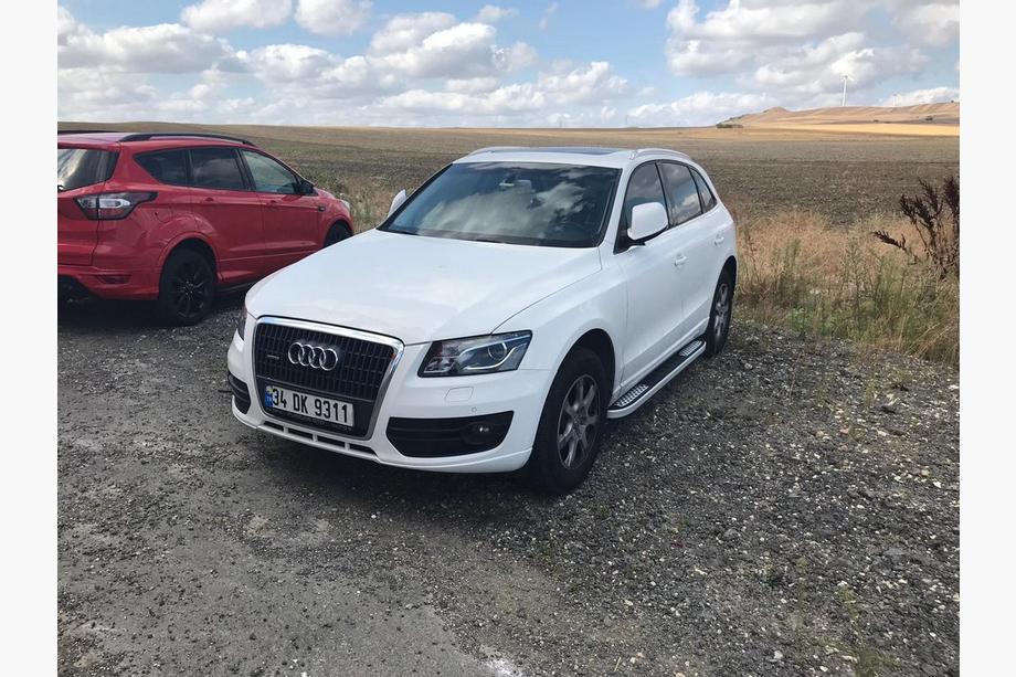 Audi Q5 2008-2017 гг. Боковые Подножки Tayga V2 (2 шт., Алюминий) Фото 5
