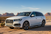 Audi Q7 2015–2026 гг. Боковые Подножки Tayga V2 (2 шт., Алюминий) фото 1