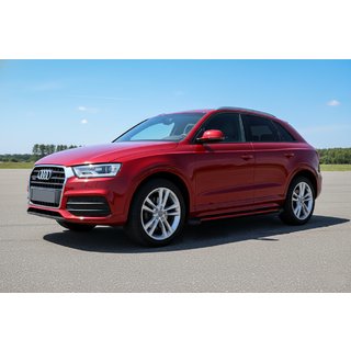Боковые Подножки Maya Red (2 шт., Алюминий) Audi Q3 2011-2019 гг. фото 1
