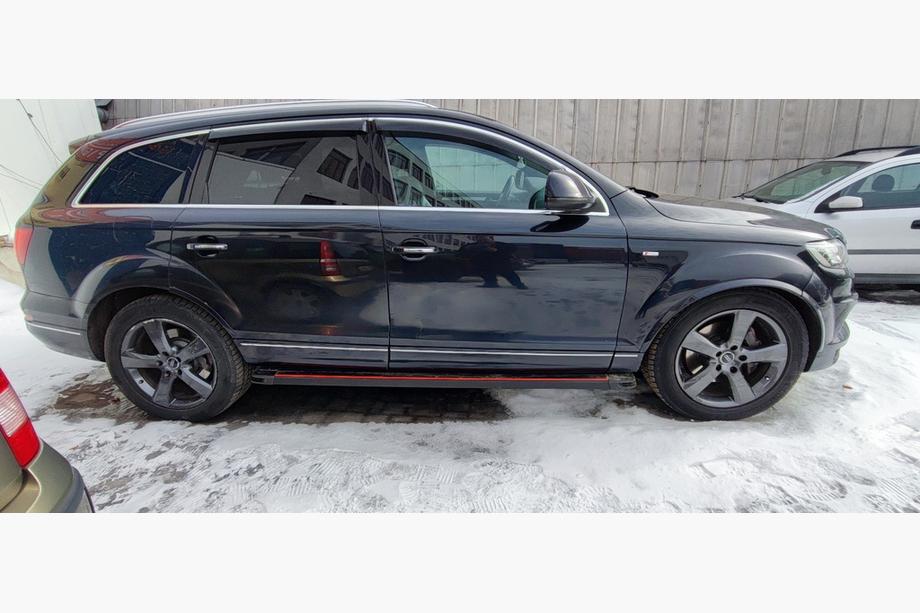 Audi Q7 2005-2015 гг. Боковые Подножки Maya Red (2 шт., Алюминий) Фото 3
