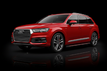 Audi Q7 2015–2026 гг. Боковые Подножки Maya Red (2 шт., Алюминий) фото 1