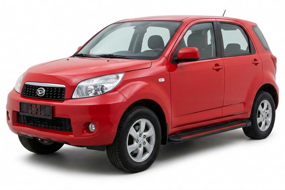 Daihatsu Terios 2006-2017 гг. Боковые Подножки Maya Red (2 шт., Алюминий) Фото 1