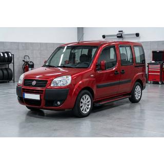 Боковые Подножки Maya Red (2 шт., Алюминий) Fiat Doblo I 2005-2010 гг. фото 1