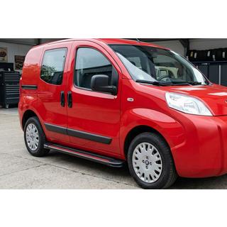 Боковые Подножки Maya Red (2 шт., Алюминий) Fiat Fiorino/Qubo 2008-2024 гг. фото 1