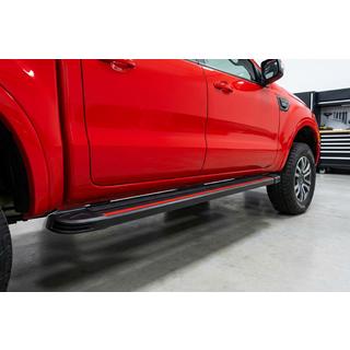 Боковые Подножки Maya Red (2 шт., Алюминий) Ford Ranger 2007-2011 гг. фото 1