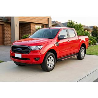 Боковые Подножки Maya Red (2 шт., Алюминий) Ford Ranger 2011–2022 гг. фото 1