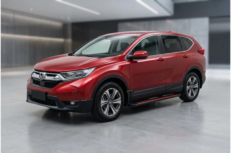 Honda CRV 2017-2022 гг. Боковые Подножки Maya Red (2 шт., Алюминий) Фото 1