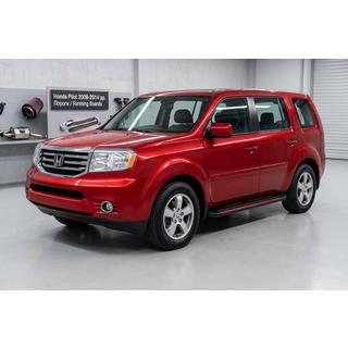 Боковые Подножки Maya Red (2 шт., Алюминий) Honda Pilot 2008-2015 гг. фото 1