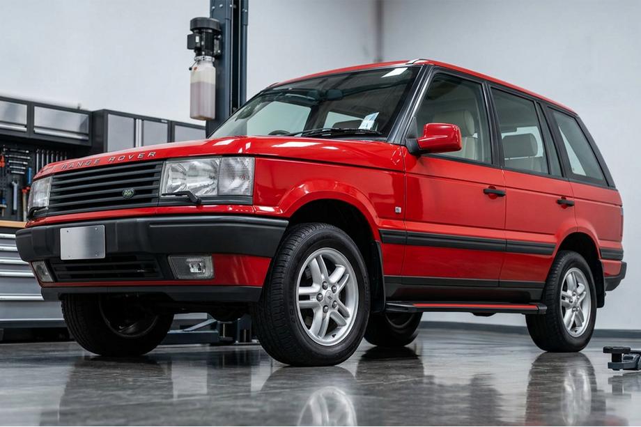 Range Rover II P38A 1997-2002 гг. Боковые Подножки Maya Red (2 шт., Алюминий) Фото 1