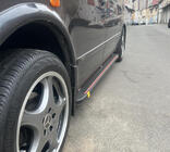 Mercedes Vito W638 1996-2003 гг. Боковые Подножки Maya Red (2 шт., Алюминий) фото 2