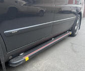 Mercedes Vito W638 1996-2003 гг. Боковые Подножки Maya Red (2 шт., Алюминий) фото 1