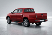 Mercedes X class 2017-2020 гг. Боковые Подножки Maya Red (2 шт., Алюминий) фото 1