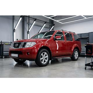 Боковые Подножки Maya Red (2 шт., Алюминий) Nissan Pathfinder R51 2005-2014 гг. фото 1