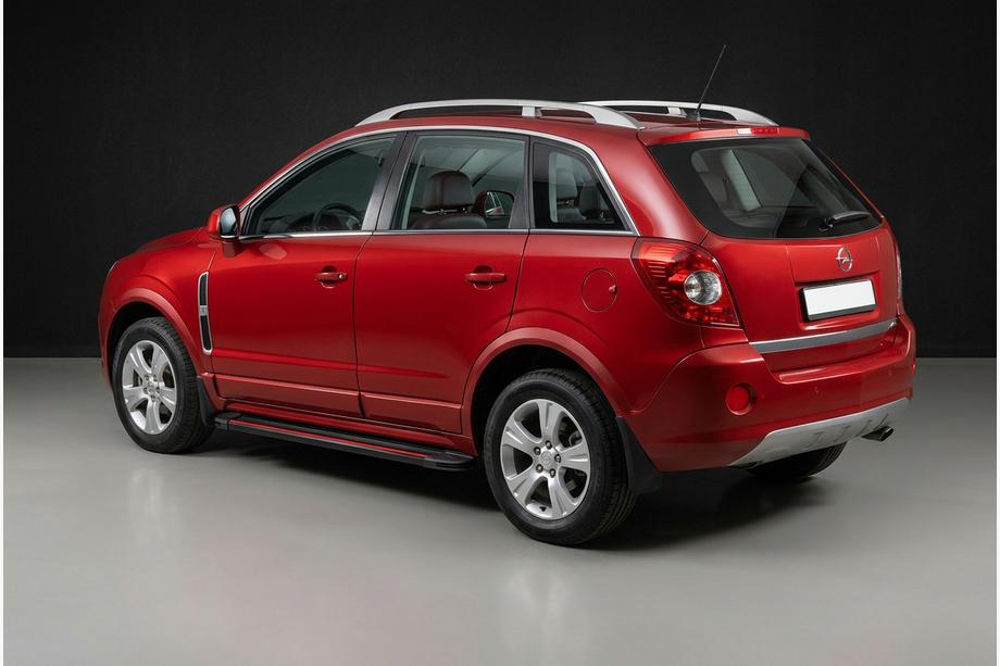 Opel Antara 2006-2017 гг. Боковые Подножки Maya Red (2 шт., Алюминий) 2007-2015 Фото 1