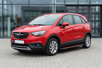 Opel Crossland X 2017-2024 гг. Боковые Подножки Maya Red (2 шт., Алюминий) фото 1