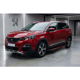 Боковые Подножки Maya Red (2 шт., Алюминий) Peugeot 5008 2016-2023 гг. фото 1