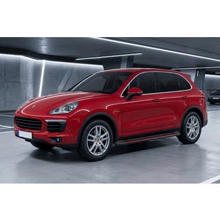 Боковые Подножки Maya Red (2 шт., Алюминий) Porsche Cayenne 2010-2017 гг. фото 1