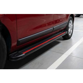Боковые Подножки Maya Red (2 шт., Алюминий) Renault Dokker 2013-2022 гг. фото 1