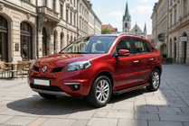 Renault Koleos 2008-2016 гг. Боковые Подножки Maya Red (2 шт., Алюминий) фото 1