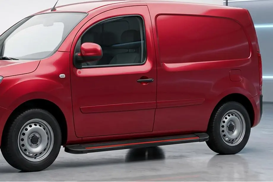 Renault Kangoo 2008–2020 гг. Боковые Подножки Maya Red (2 шт., Алюминий) Фото 4