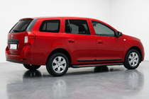 Renault Logan MCV 2013-2022 гг. Боковые Подножки Maya Red (2 шт., Алюминий) фото 1