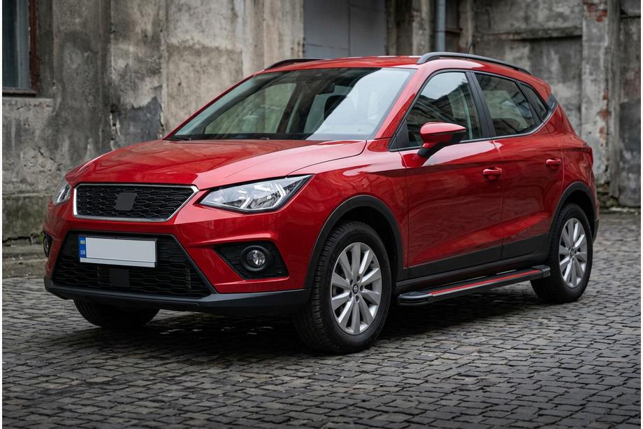 Seat Arona 2017- гг. Боковые Подножки Maya Red (2 шт., Алюминий) Фото 1
