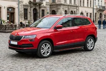 Skoda Karoq 2018- гг. Боковые Подножки Maya Red (2 шт., Алюминий) фото 1