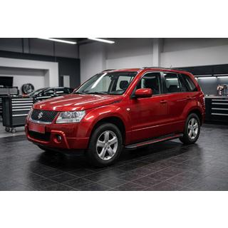 Боковые Подножки Maya Red (2 шт., Алюминий) Suzuki Grand Vitara 2005-2017 гг. фото 1
