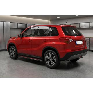 Боковые Подножки Maya Red (2 шт., Алюминий) Suzuki Vitara 2015- гг. фото 1