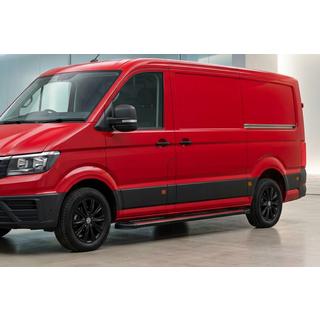 Боковые Подножки Maya Red (2 шт., Алюминий) Volkswagen Crafter 2016- гг. фото 1