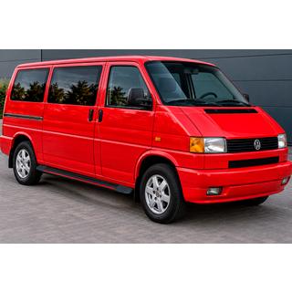 Боковые Подножки Maya Red (2 шт., Алюминий) Volkswagen T4 Transporter 1990-2003 гг. фото 1