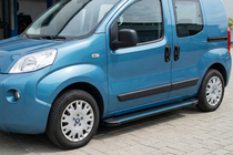 Citroen Nemo 2007-2017 гг. Боковые Подножки Maya Blue (2 шт., Алюминий) фото 1