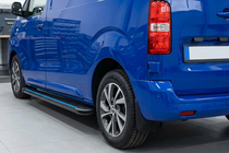 Citroen SpaceTourer 2016- гг. Боковые Подножки Maya Blue (2 шт., Алюминий) фото 1